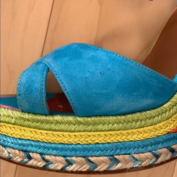 Valentino Rainbow Wedges - Picture 6 of 11